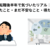 転職後半年で気づいたリアル｜慣れたこと・まだ不安なこと・得たこと